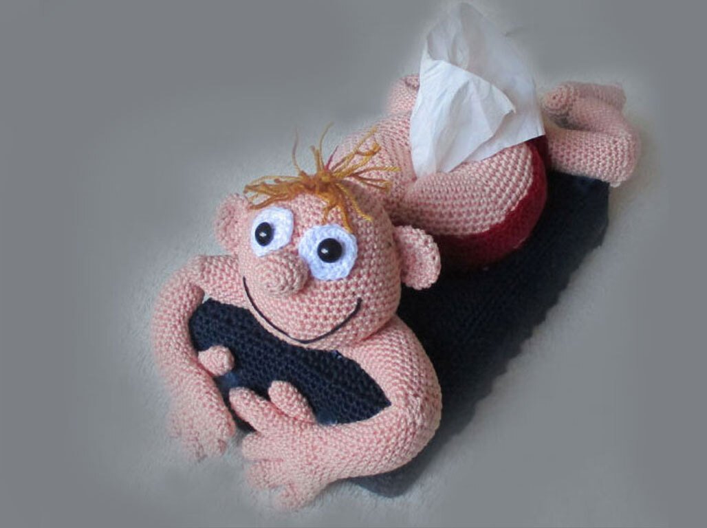 Tissue Box Cover "Dirty Rik "