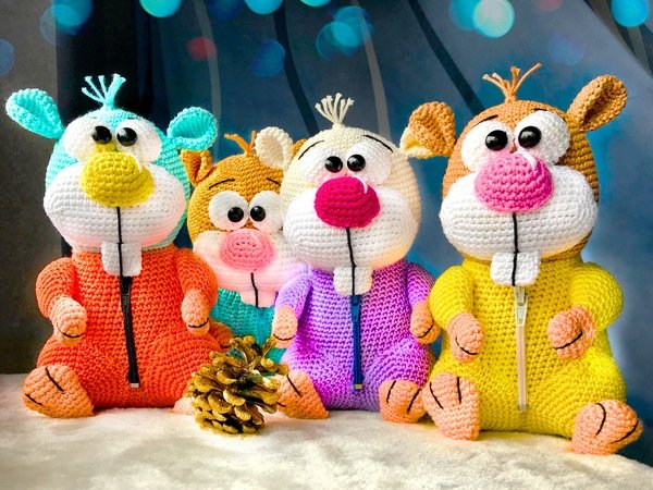 Hamsterbaby - Crochet Pattern from Diana´s kleiner Häkelshop