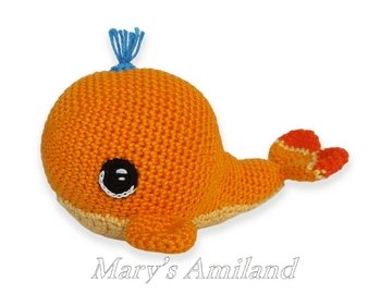 Noah Whale the Ami - Amigurumi crochet pattern