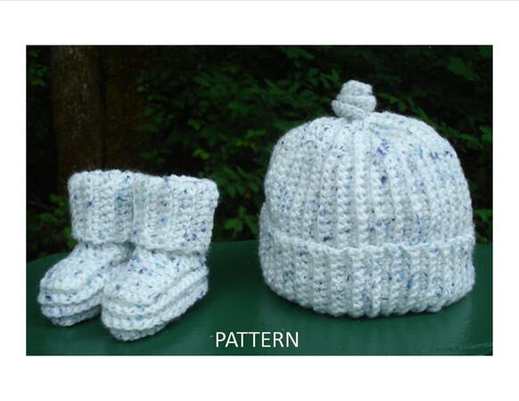 Pattern Simply Single Crochet Baby Set - PB-302