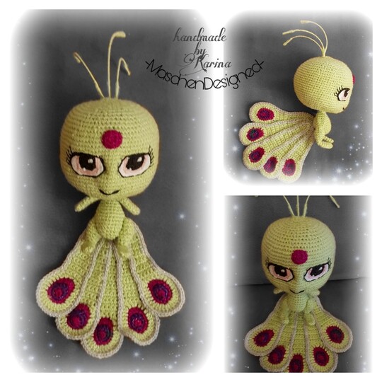 Anleitung Kwamigurumi "Pfau"