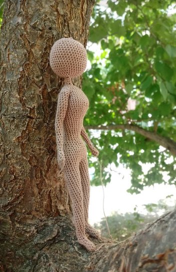 Doll base crochet female body amigurumi - Image 2