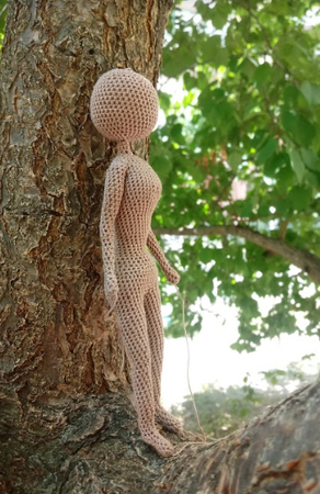 Doll base crochet female body amigurumi