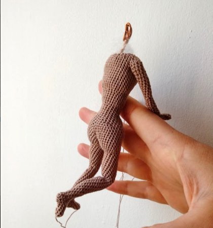 Doll base crochet female body amigurumi