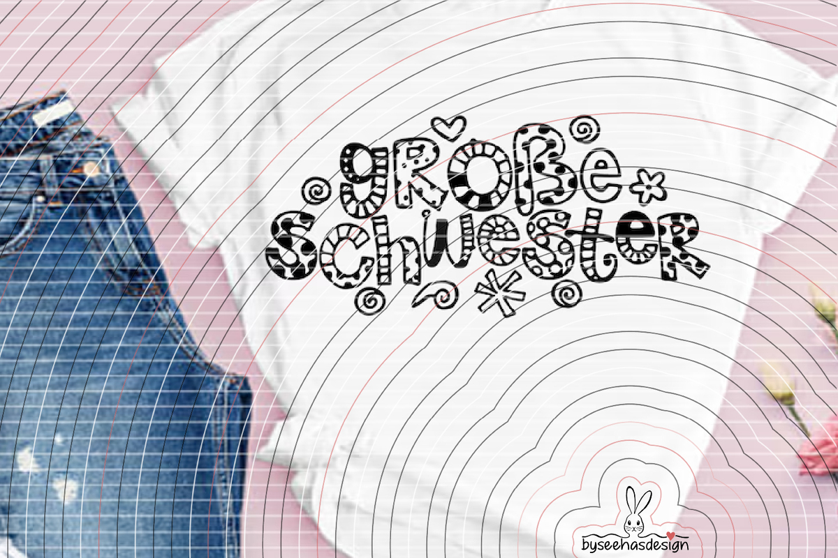 Große Schwester Plotterdatei SVG DXF - Bild 9