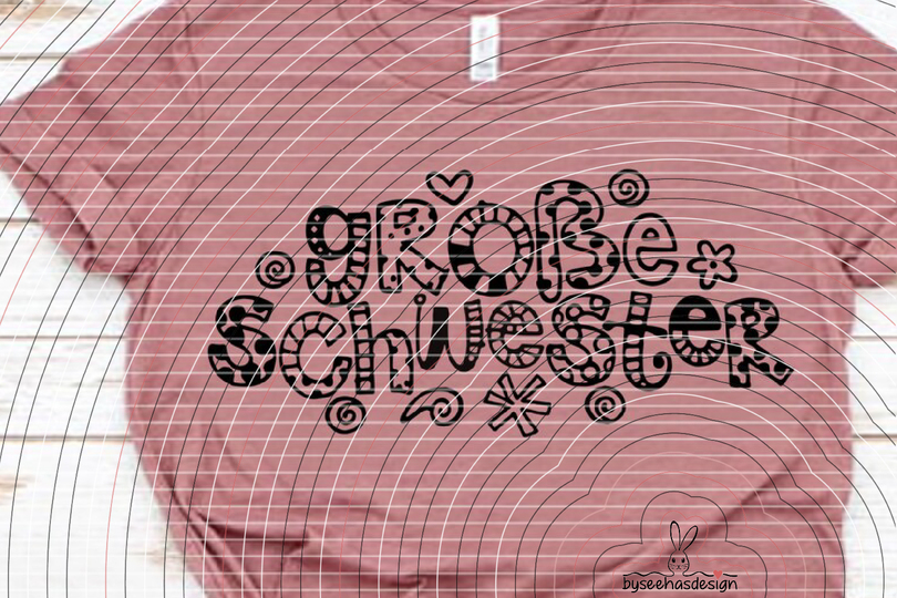 Große Schwester Plotterdatei SVG DXF