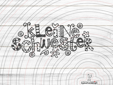 Kleine Schwester Plotterdatei SVG DXF