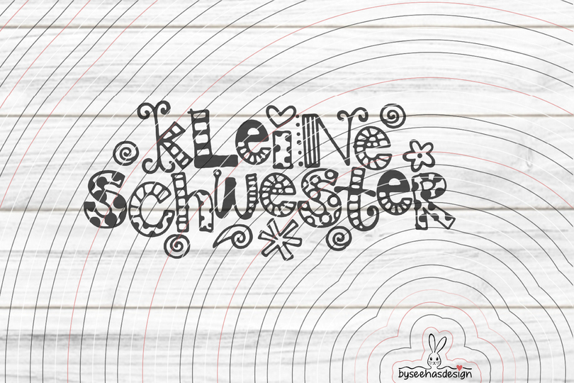 Kleine Schwester Plotterdatei SVG DXF