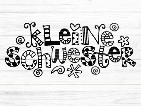 Kleine Schwester Plotterdatei SVG DXF FCM