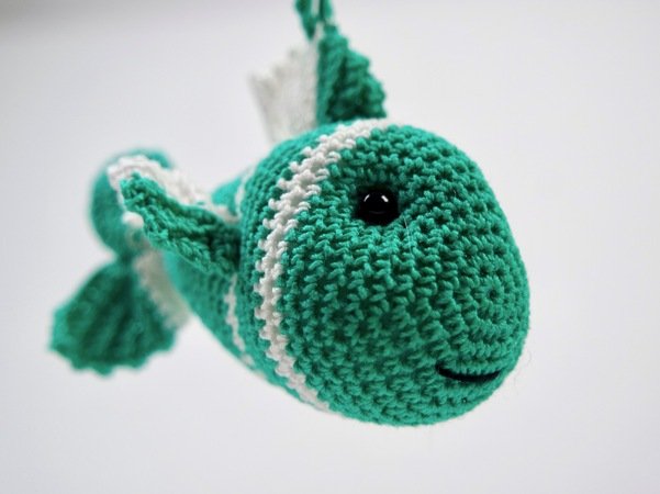 Crochet Pattern Key Ring/Bag Pendant Fish