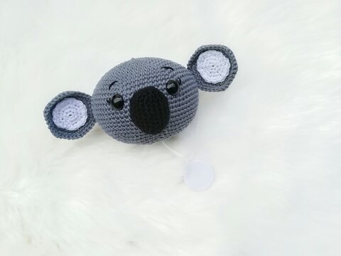 Häkelanleitung Koala Spieluhr, Babyspielzeug häkeln