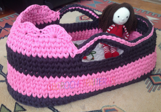 Crochet Moses Basket Pattern