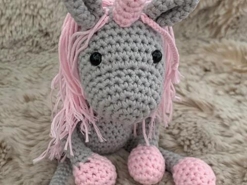 Häkelanleitung Einhorn