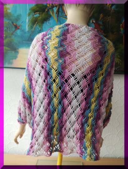 Schultertuch " Mebura " mit XXL - Ärmeln