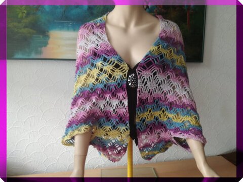 Schultertuch " Mebura " mit XXL - Ärmeln