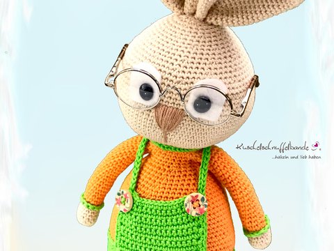 Häkelanleitung Kuschelschnuffelbande Hase Julius