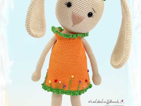 Häkelanleitung Kuschelschnuffelbande Hasenmädchen Möhrchen