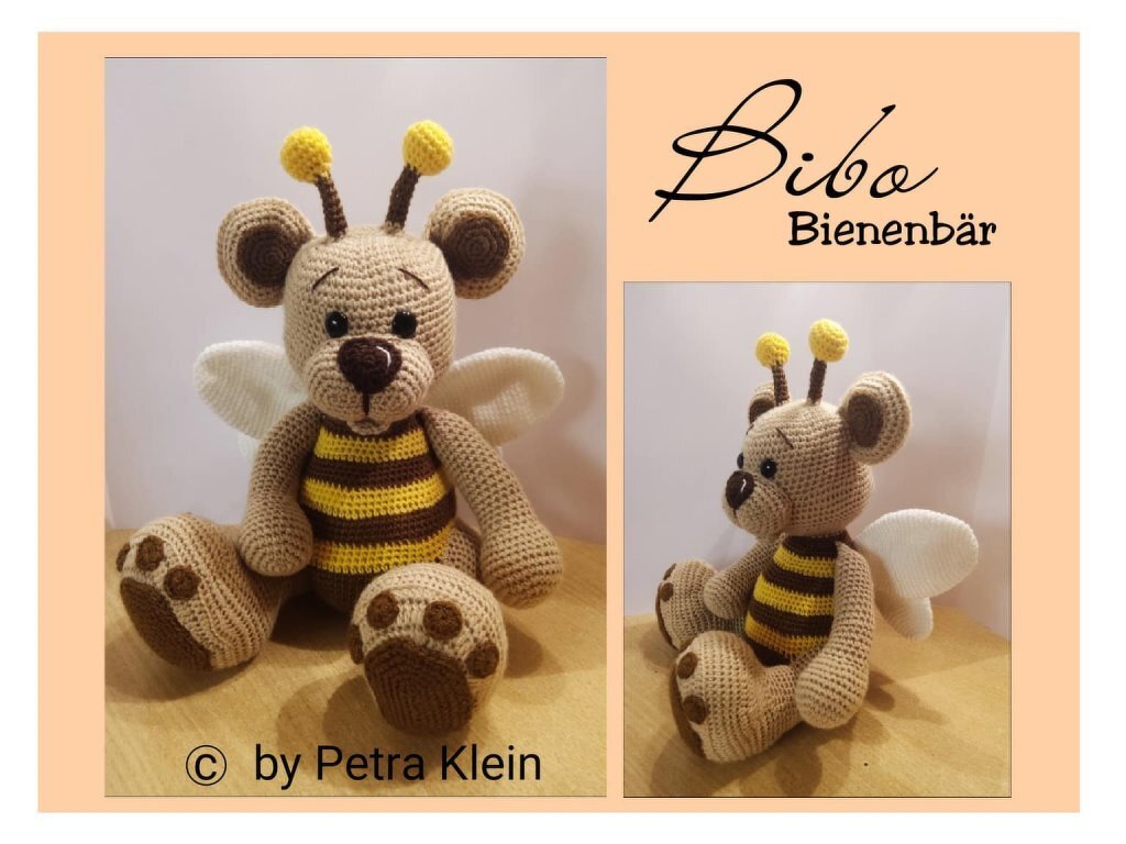 Häkelanleitung / Amigurumi / Bibo Bienenbär - Bild 2