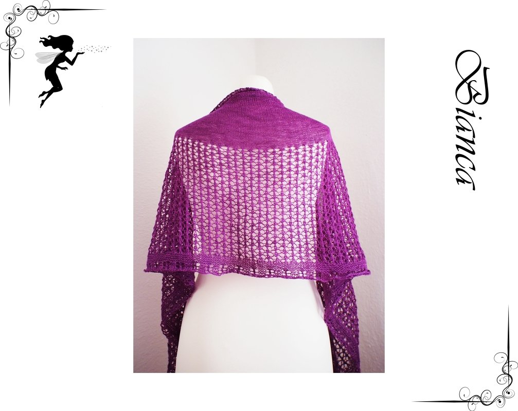 Bianca - Lace shawl for beginners