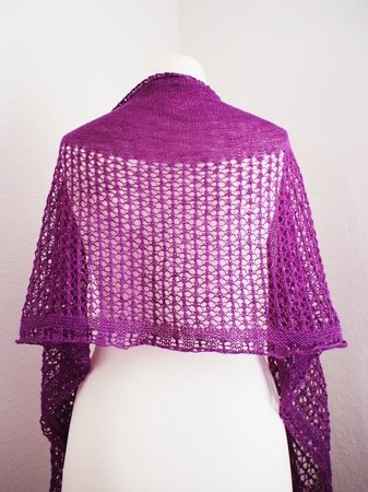 Bianca - Lace shawl for beginners