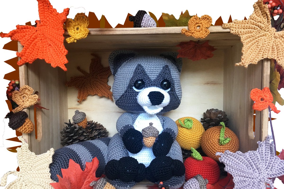Racoon Autumn Edition Pattern Amigurumi - Image 2