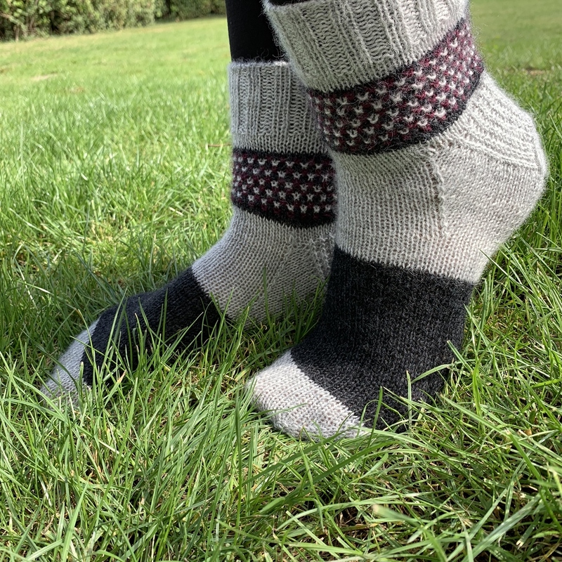 Socken mit Hebemaschen, Strickanleitung - Bild 3