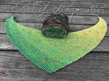 Relief Diagonalis - das besondere Häkeltuch