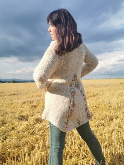 Strickanleitung RVO * Cardigan * Damenjacke * alle Größen  S - XXXL * 2 Varianten