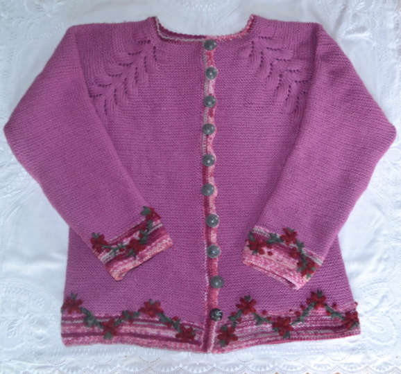 Strickanleitung RVO * Cardigan * Damenjacke * alle Größen  S - XXXL * 2 Varianten