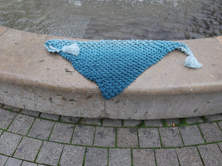 Häkelanleitung Dreieckstuch Arielle