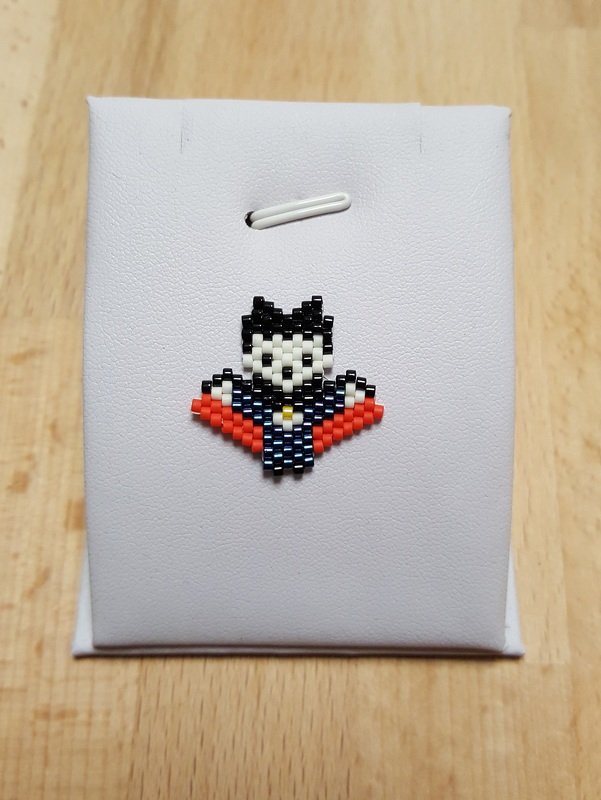 Schmuckanhänger kleiner Vampir / Charm / Ohrring - Bild 2