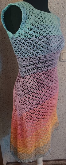 asymmetrische Tunika Betti häkeln Häkeltunika Oberteil Shirt