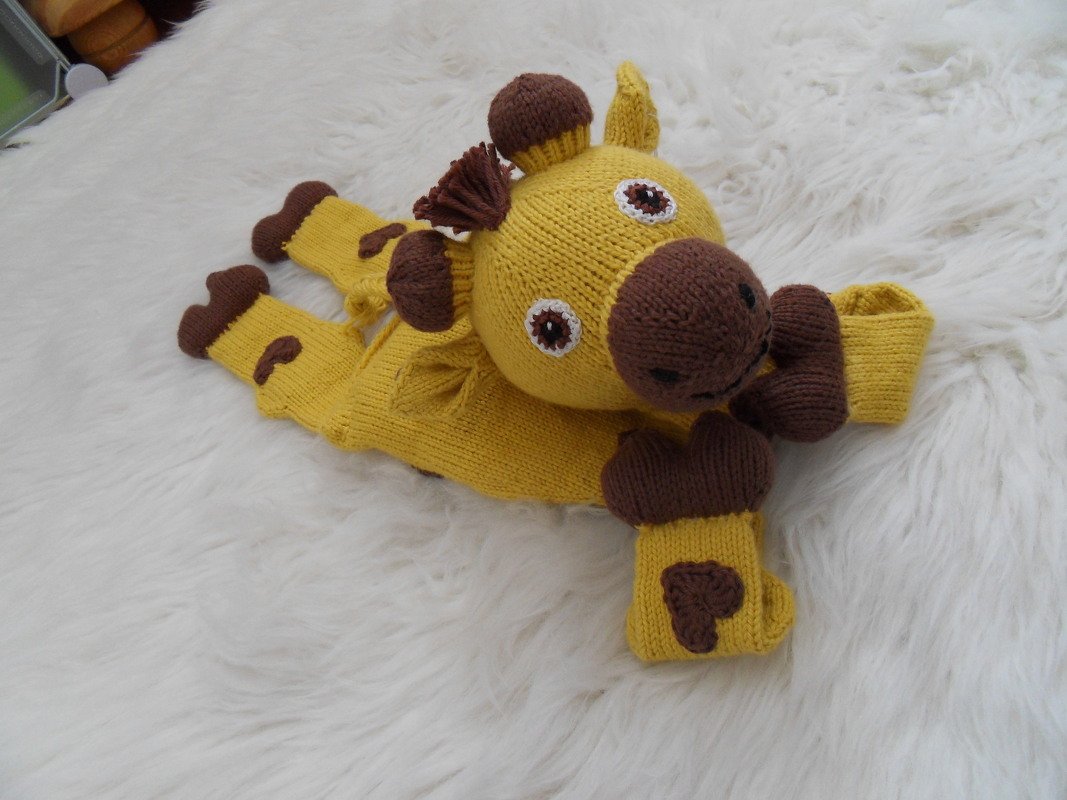 Giraffen Schmusetuch / Wärme oder Kräuterkissen