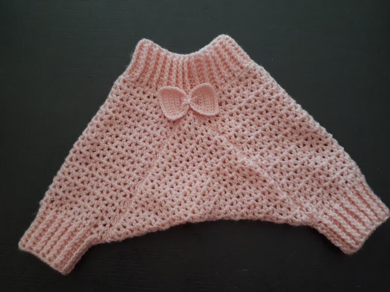 Baby Pumphose / Pluderhose Häkelanleitung Gr. 56 - 80 - Bild 4