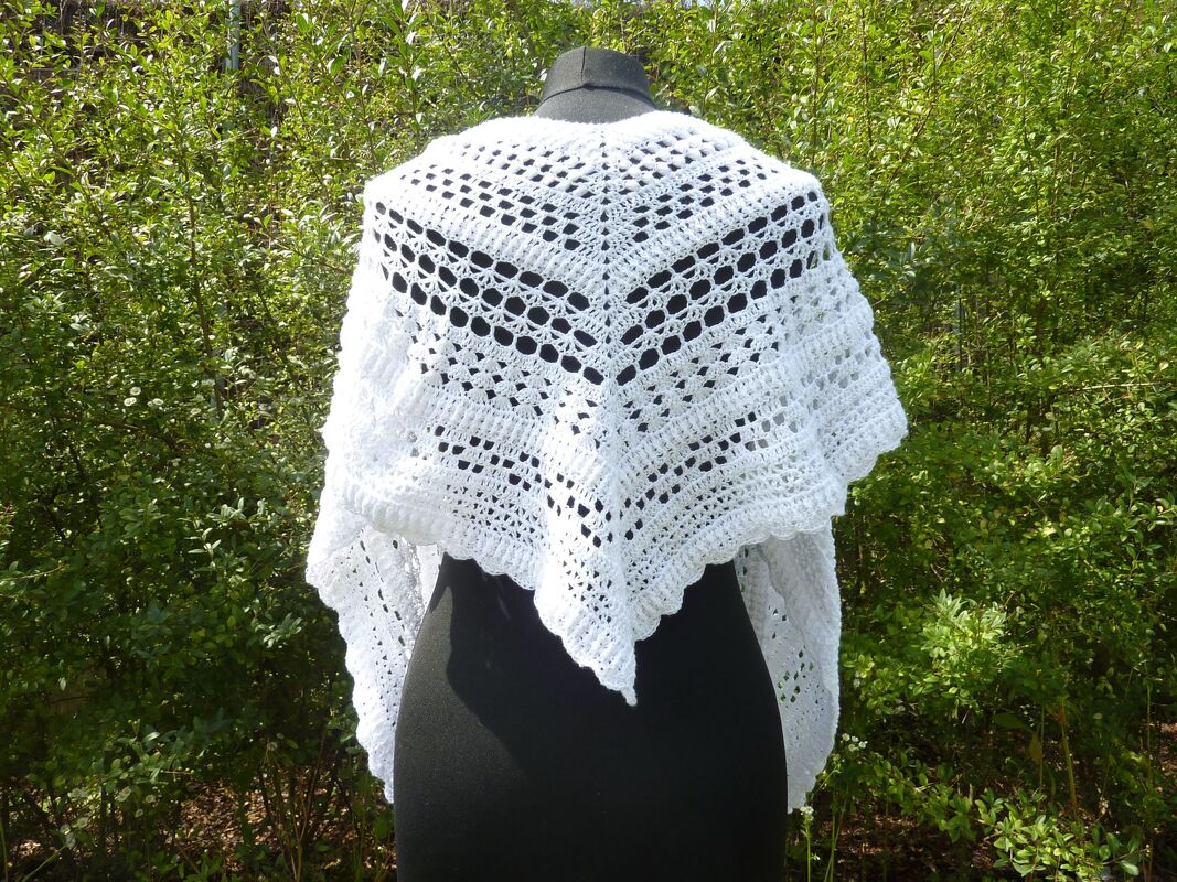 Häkelanleitung - V-Schal "le combiné" - Bild 5