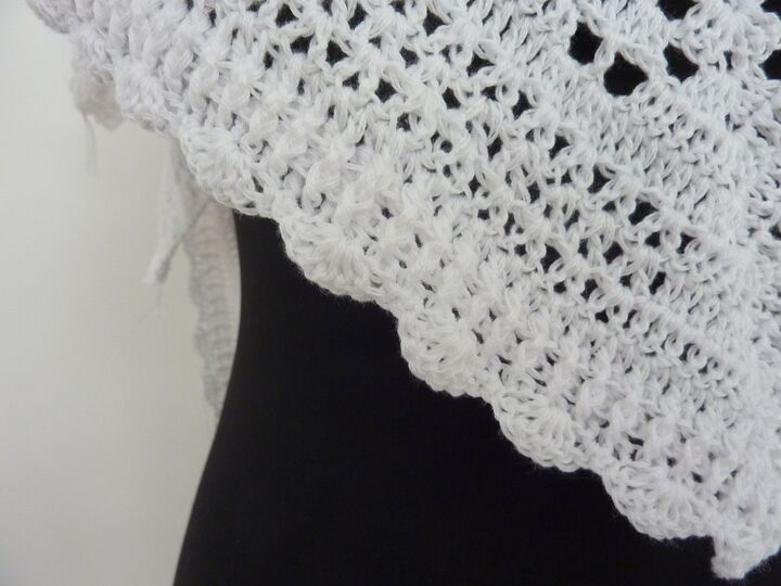 Häkelanleitung - V-Schal "le combiné"