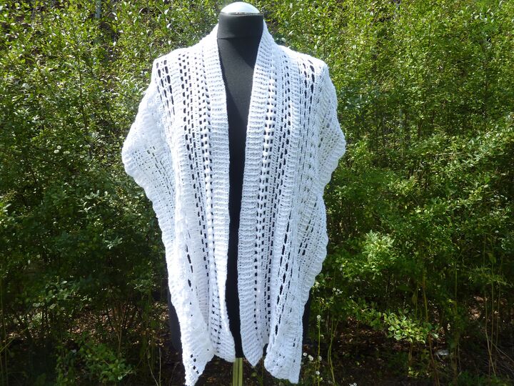 Häkelanleitung - V-Schal "le combiné"