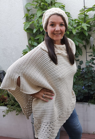 Poncho & Beanie Set "Carissima"