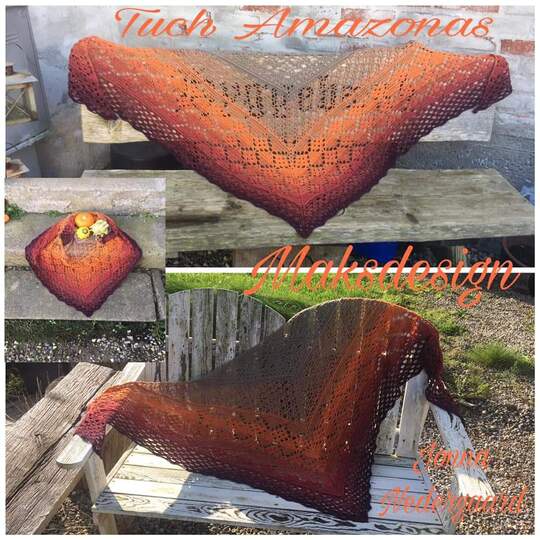 Häkelanleitung Tuch Amazonas