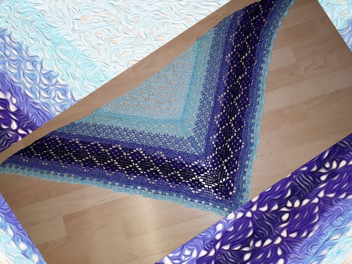 Häkelanleitung Tuch Amazonas