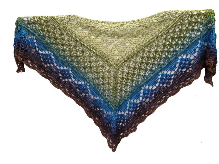 Häkelanleitung Tuch Amazonas