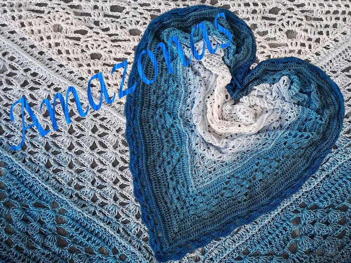 Häkelanleitung Tuch Amazonas