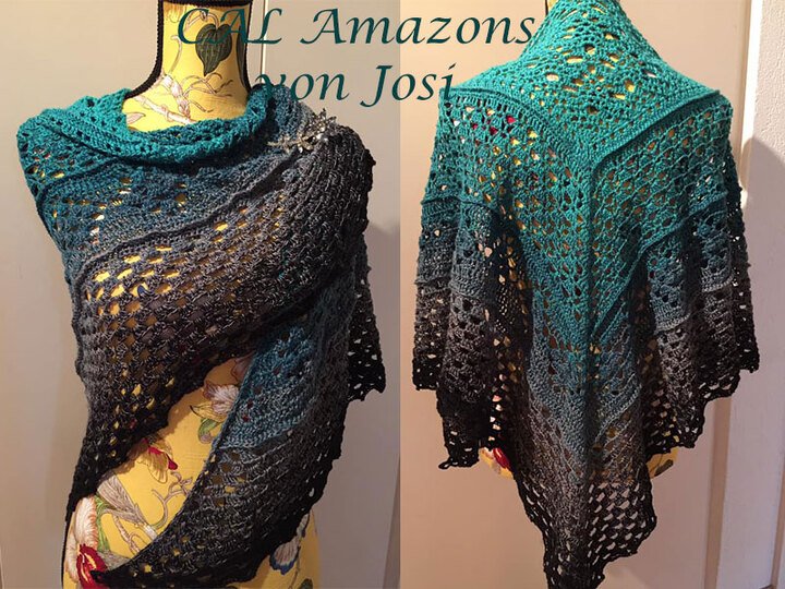 Häkelanleitung Tuch Amazonas