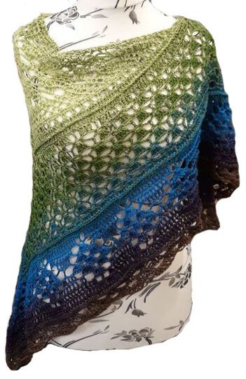 Häkelanleitung Tuch Amazonas