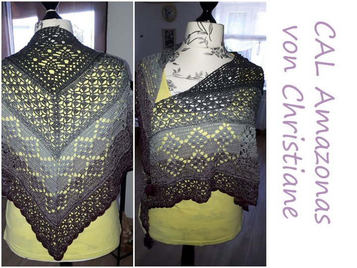 Häkelanleitung Tuch Amazonas