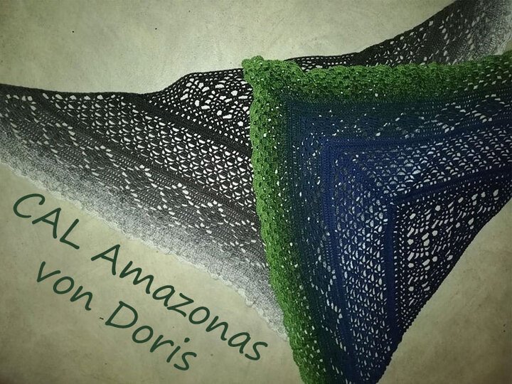 Häkelanleitung Tuch Amazonas