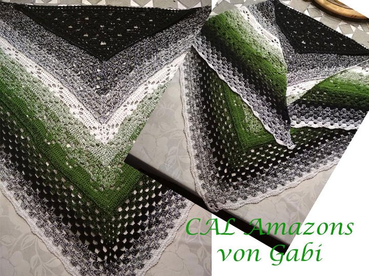 Häkelanleitung Tuch Amazonas