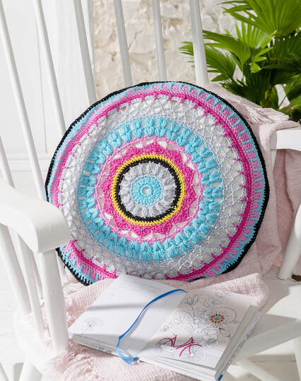 Mandala-Kissen gehäkelt