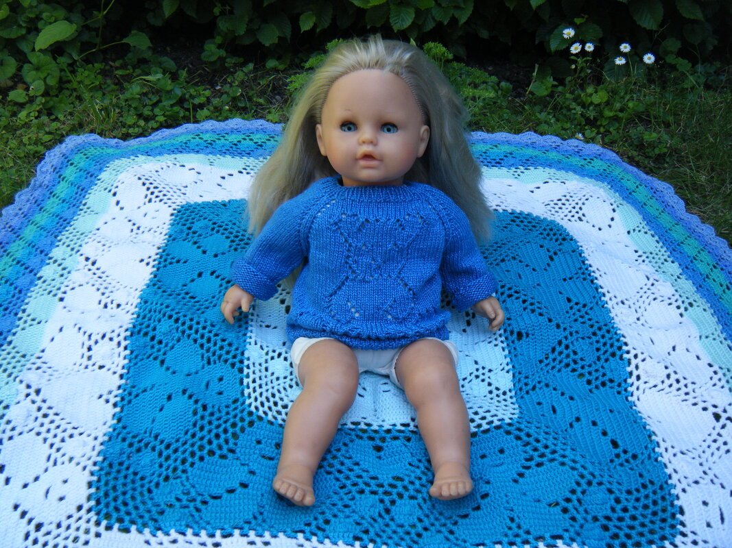 Crochet pattern Babyblanket "smiling flowers" - Image 5