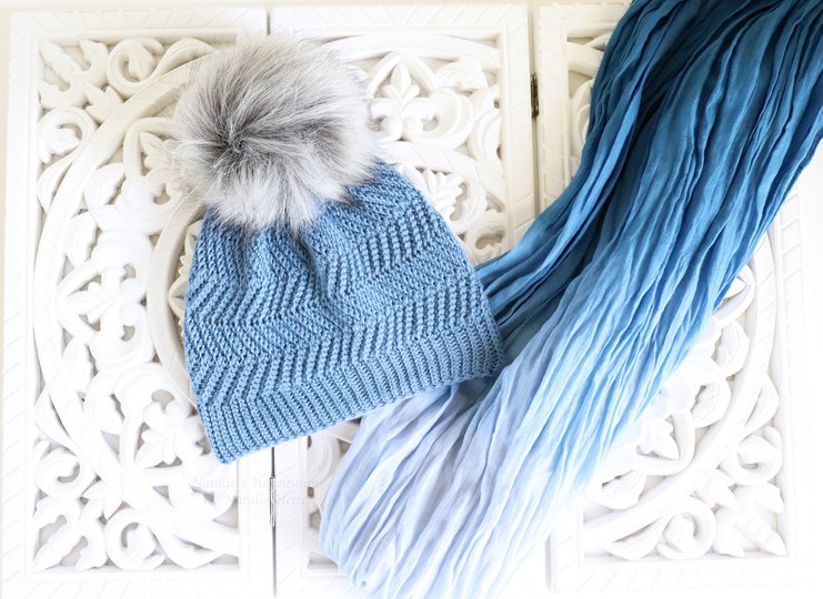 Wintermütze "Kim" (alle Gr., Zick-Zack-Muster)